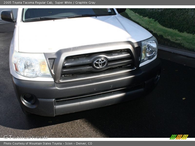 Super White / Graphite Gray 2005 Toyota Tacoma Regular Cab