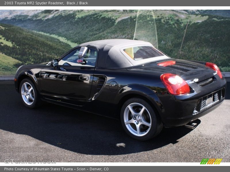 Black / Black 2003 Toyota MR2 Spyder Roadster