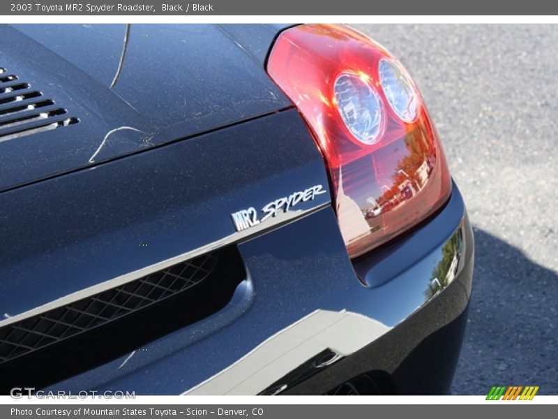 Black / Black 2003 Toyota MR2 Spyder Roadster