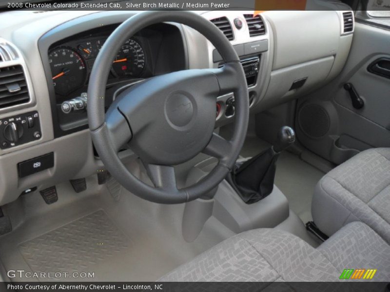 Medium Pewter Interior - 2008 Colorado Extended Cab 