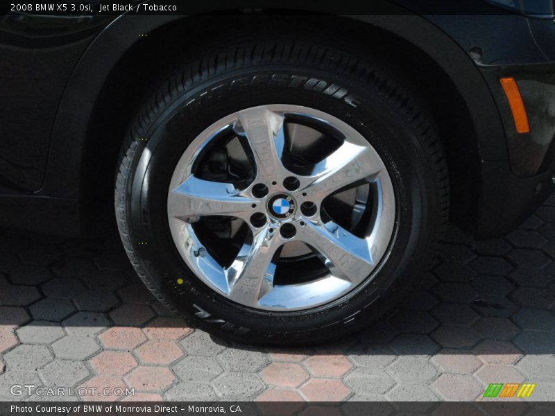 Jet Black / Tobacco 2008 BMW X5 3.0si