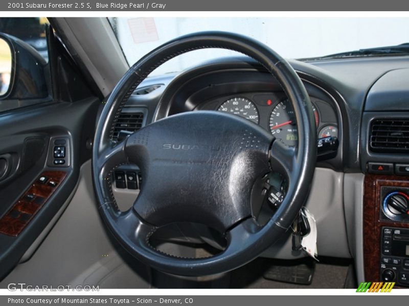 Blue Ridge Pearl / Gray 2001 Subaru Forester 2.5 S