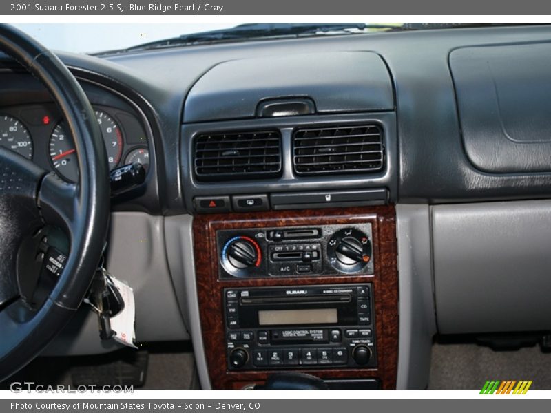 Blue Ridge Pearl / Gray 2001 Subaru Forester 2.5 S