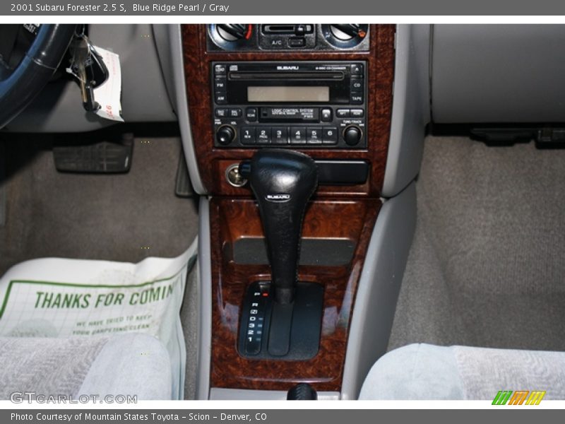 Blue Ridge Pearl / Gray 2001 Subaru Forester 2.5 S