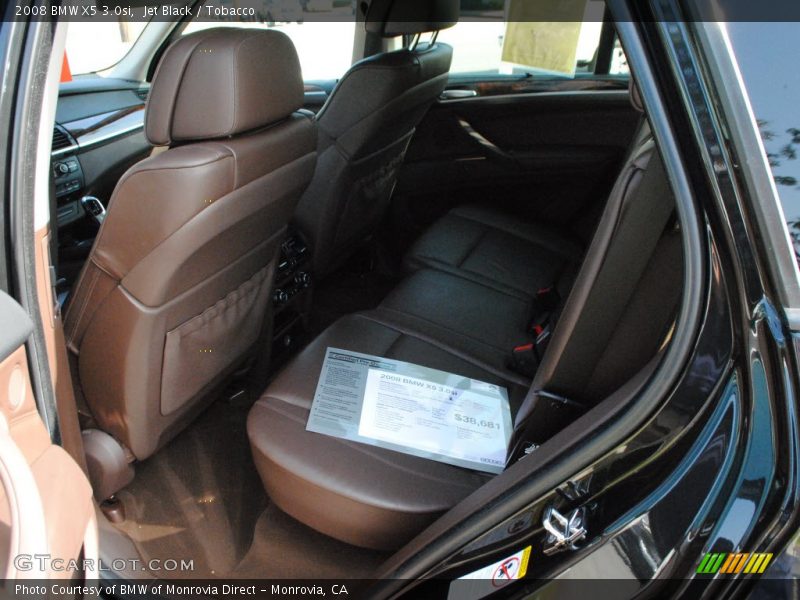 Jet Black / Tobacco 2008 BMW X5 3.0si