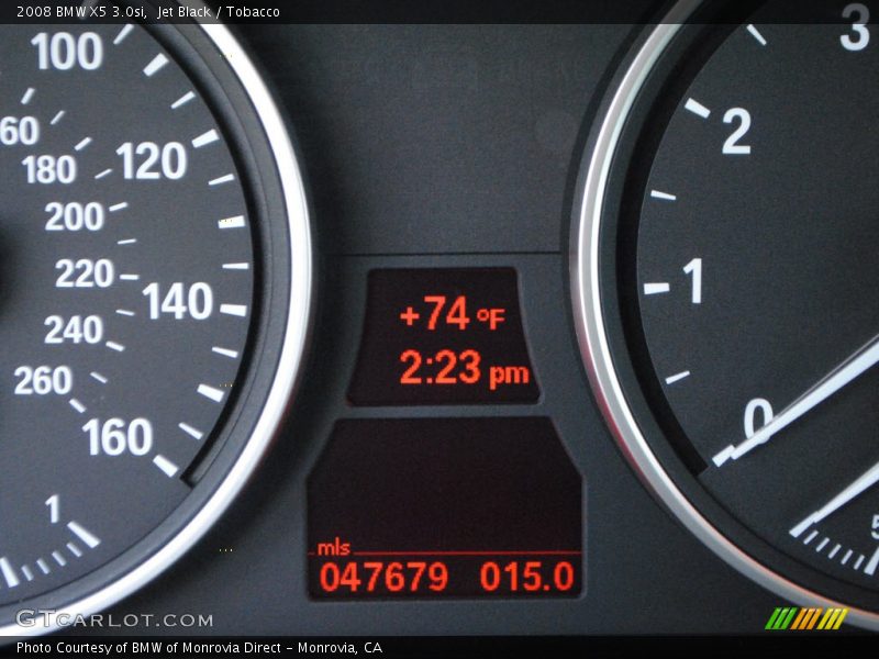 Jet Black / Tobacco 2008 BMW X5 3.0si