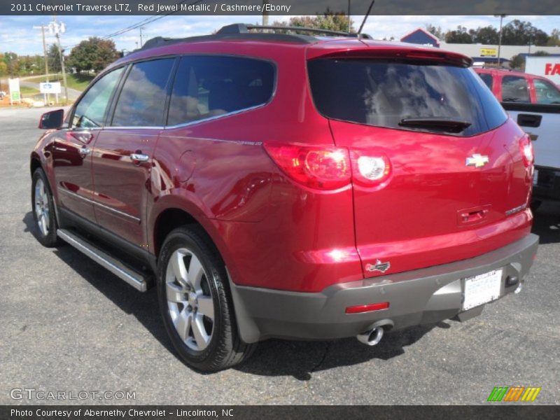 Red Jewel Metallic / Cashmere/Ebony 2011 Chevrolet Traverse LTZ