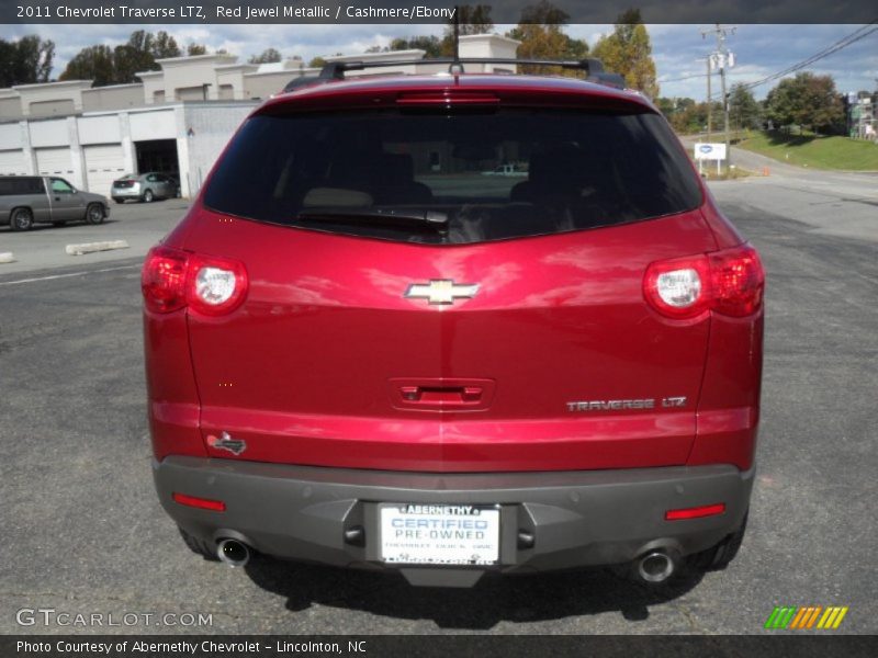 Red Jewel Metallic / Cashmere/Ebony 2011 Chevrolet Traverse LTZ