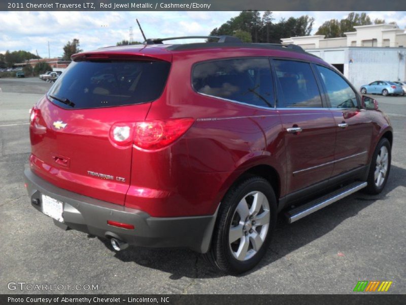 Red Jewel Metallic / Cashmere/Ebony 2011 Chevrolet Traverse LTZ