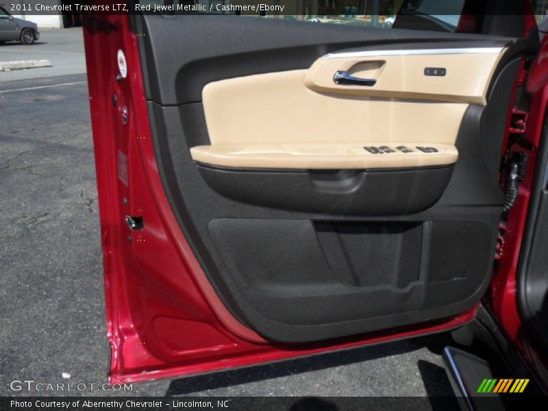 Red Jewel Metallic / Cashmere/Ebony 2011 Chevrolet Traverse LTZ