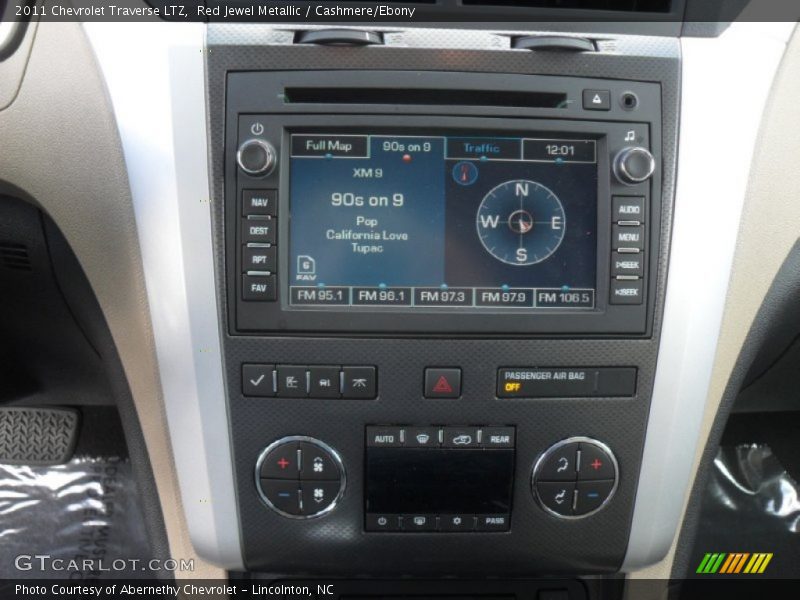 Red Jewel Metallic / Cashmere/Ebony 2011 Chevrolet Traverse LTZ