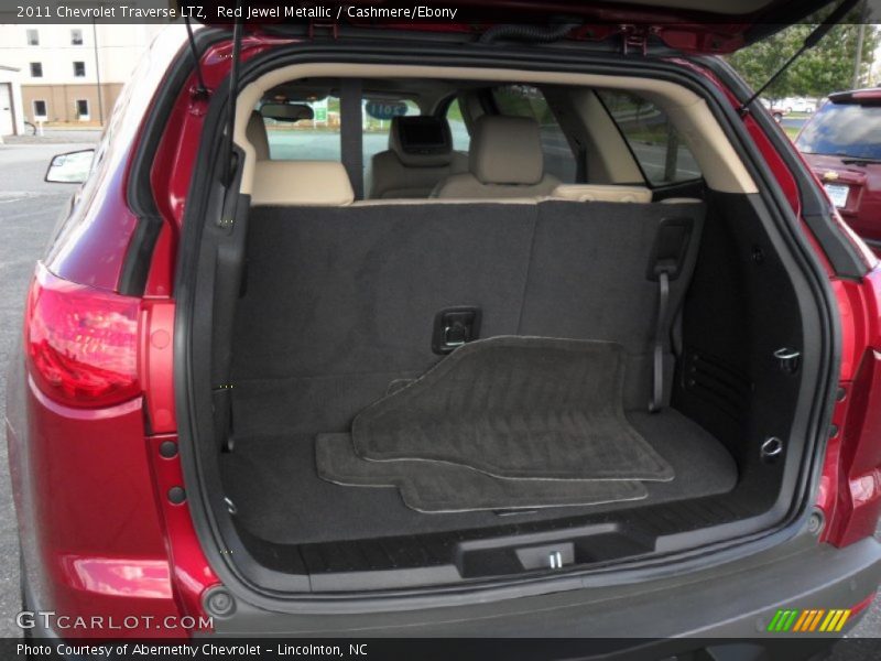 Red Jewel Metallic / Cashmere/Ebony 2011 Chevrolet Traverse LTZ