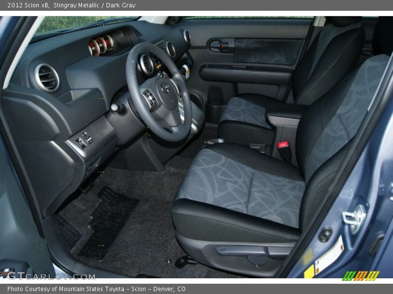  2012 xB  Dark Gray Interior