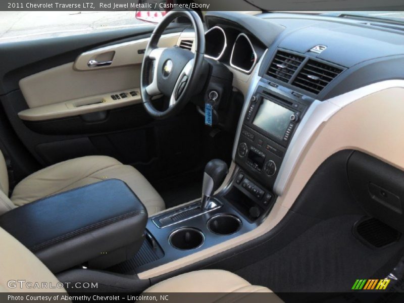 Red Jewel Metallic / Cashmere/Ebony 2011 Chevrolet Traverse LTZ