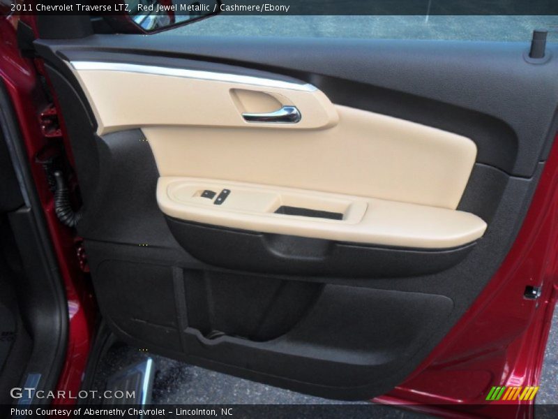 Red Jewel Metallic / Cashmere/Ebony 2011 Chevrolet Traverse LTZ