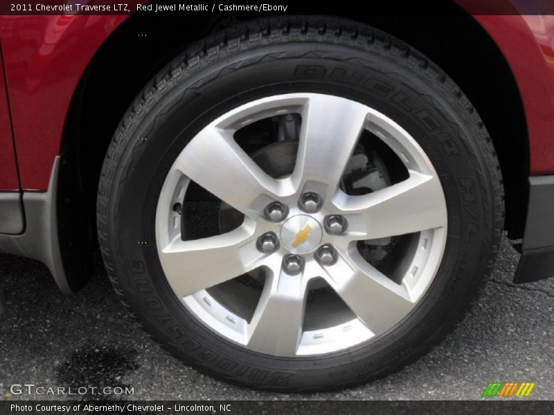 Red Jewel Metallic / Cashmere/Ebony 2011 Chevrolet Traverse LTZ