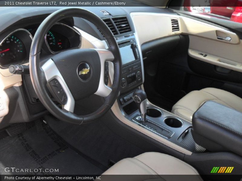 Red Jewel Metallic / Cashmere/Ebony 2011 Chevrolet Traverse LTZ