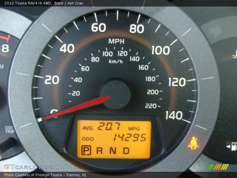 Black / Ash Gray 2010 Toyota RAV4 I4 4WD