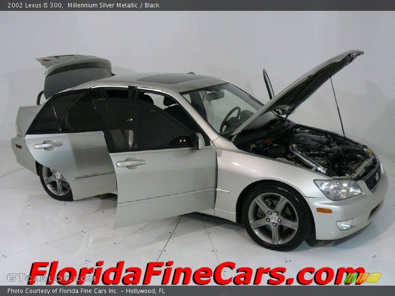 Millennium Silver Metallic / Black 2002 Lexus IS 300