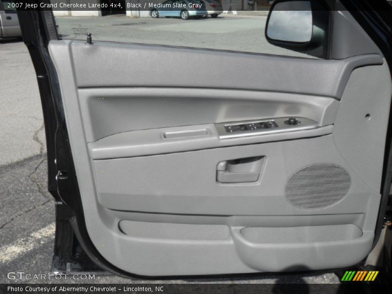 Black / Medium Slate Gray 2007 Jeep Grand Cherokee Laredo 4x4