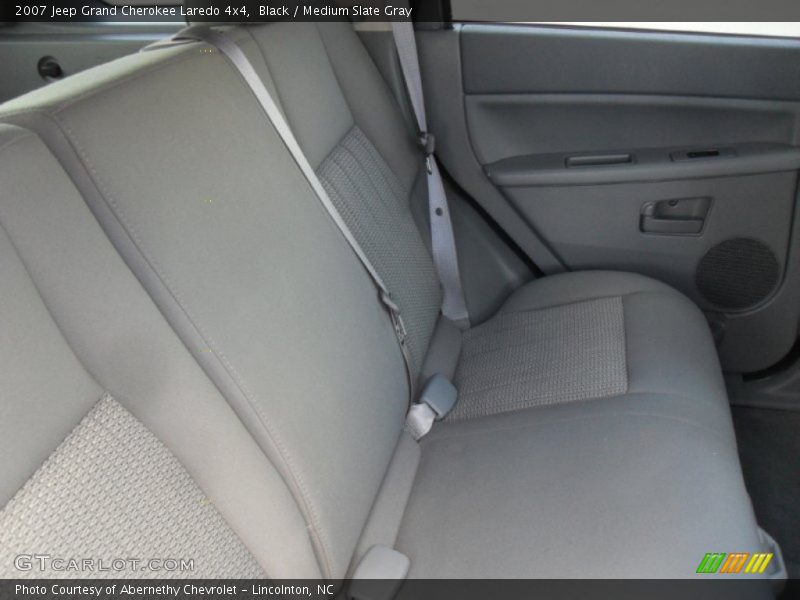 Black / Medium Slate Gray 2007 Jeep Grand Cherokee Laredo 4x4