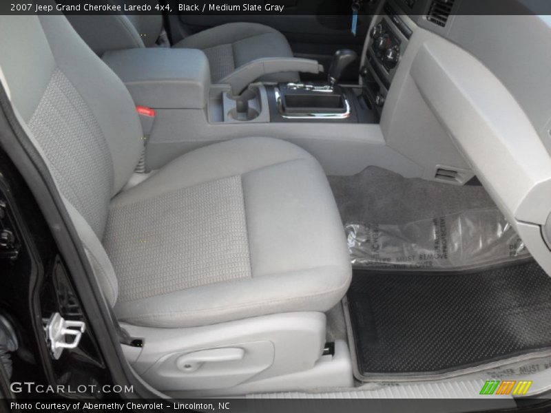 Black / Medium Slate Gray 2007 Jeep Grand Cherokee Laredo 4x4