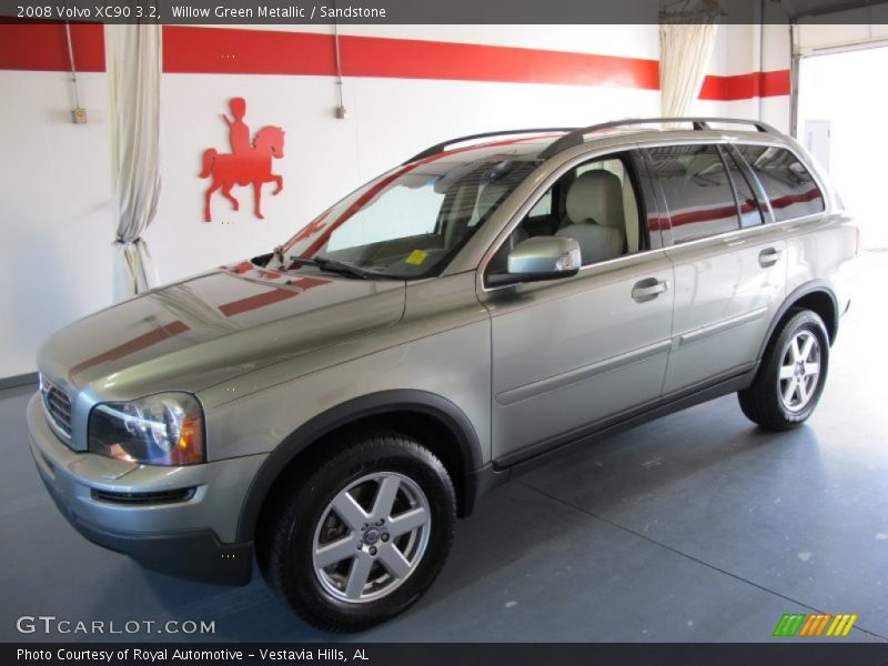 Willow Green Metallic / Sandstone 2008 Volvo XC90 3.2