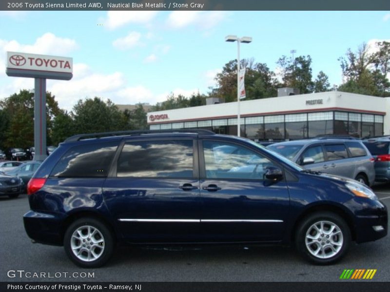 Nautical Blue Metallic / Stone Gray 2006 Toyota Sienna Limited AWD