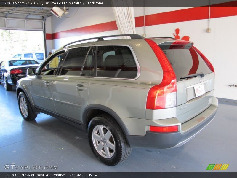 Willow Green Metallic / Sandstone 2008 Volvo XC90 3.2