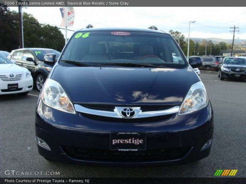 Nautical Blue Metallic / Stone Gray 2006 Toyota Sienna Limited AWD