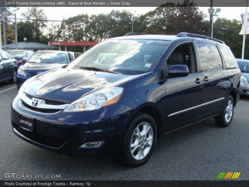 Nautical Blue Metallic / Stone Gray 2006 Toyota Sienna Limited AWD