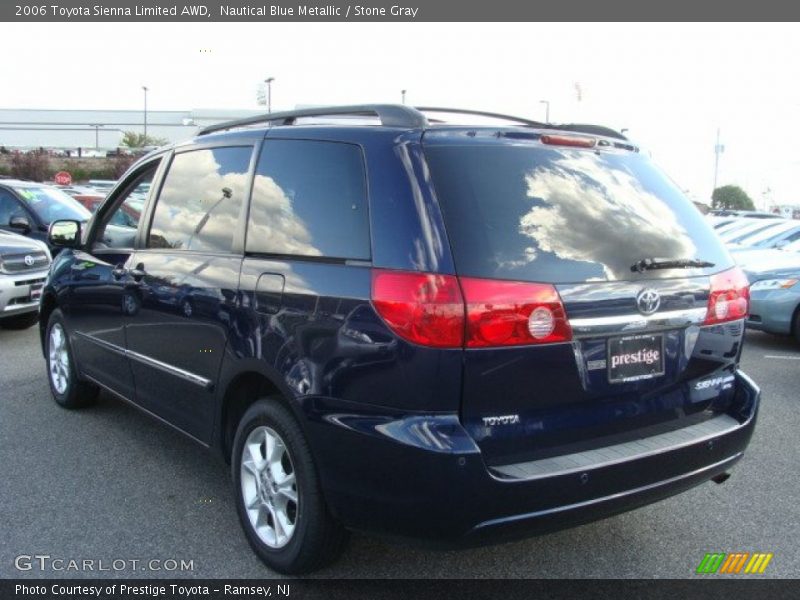 Nautical Blue Metallic / Stone Gray 2006 Toyota Sienna Limited AWD