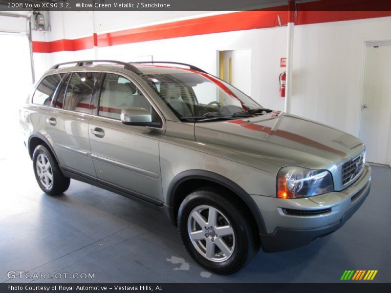 Willow Green Metallic / Sandstone 2008 Volvo XC90 3.2