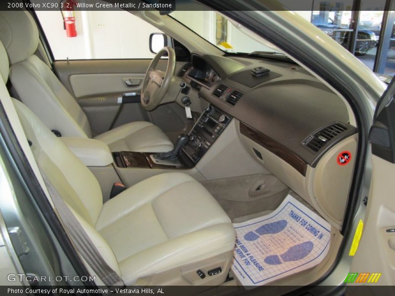Willow Green Metallic / Sandstone 2008 Volvo XC90 3.2