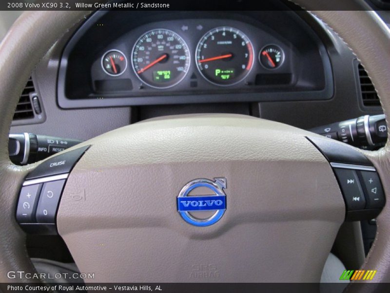 Willow Green Metallic / Sandstone 2008 Volvo XC90 3.2