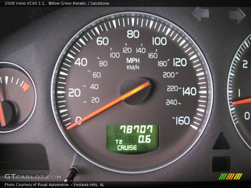 Willow Green Metallic / Sandstone 2008 Volvo XC90 3.2