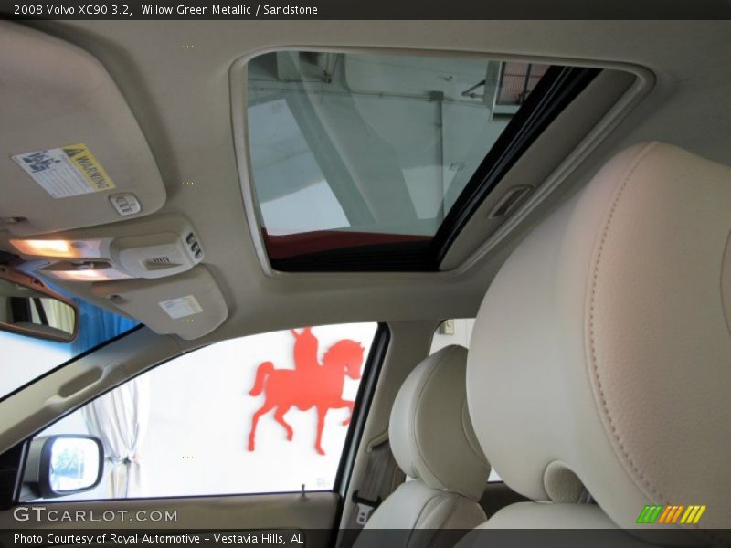 Willow Green Metallic / Sandstone 2008 Volvo XC90 3.2