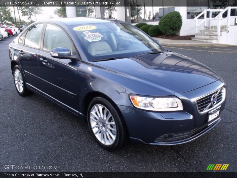 Barents Blue Metallic / Dalaro Off Black T-Tec 2011 Volvo S40 T5