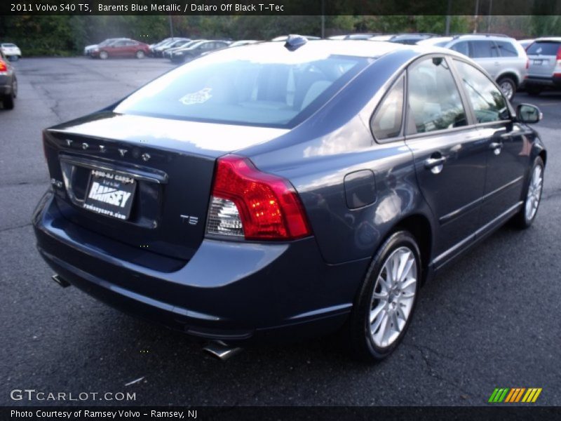 Barents Blue Metallic / Dalaro Off Black T-Tec 2011 Volvo S40 T5