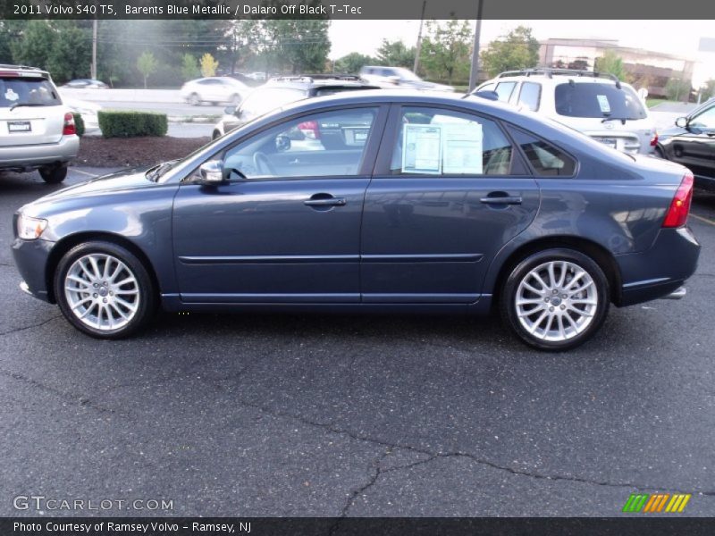 Barents Blue Metallic / Dalaro Off Black T-Tec 2011 Volvo S40 T5