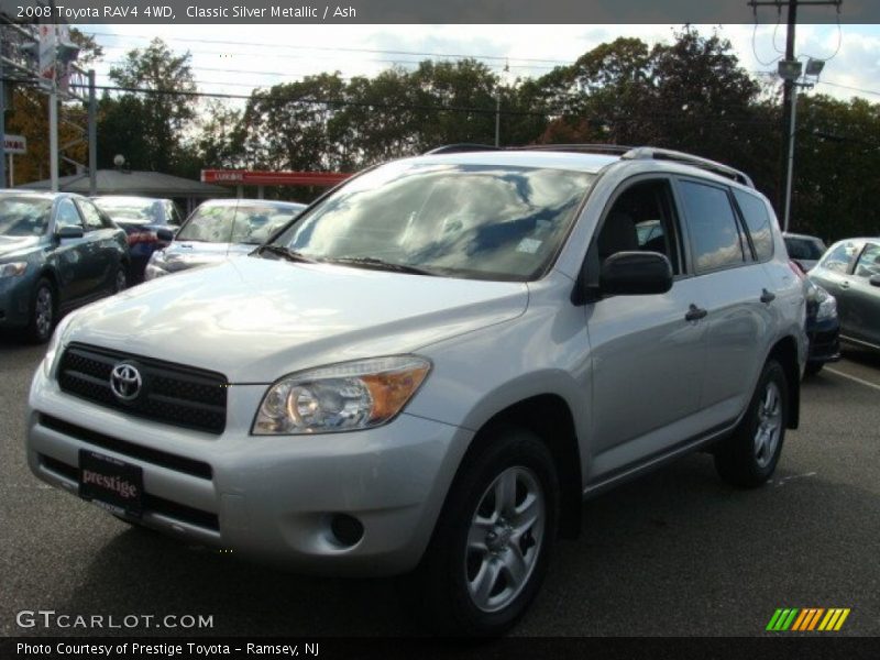 Classic Silver Metallic / Ash 2008 Toyota RAV4 4WD
