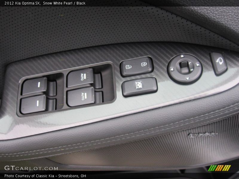 Snow White Pearl / Black 2012 Kia Optima SX