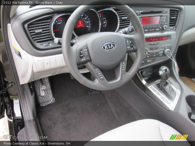  2012 Optima EX Gray Interior