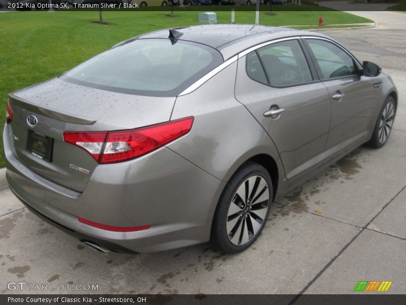 Titanium Silver / Black 2012 Kia Optima SX
