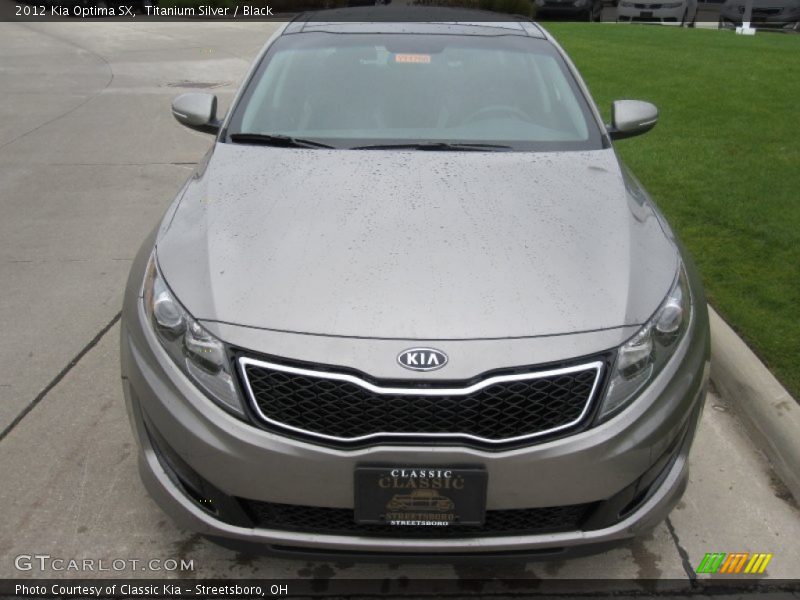 Titanium Silver / Black 2012 Kia Optima SX