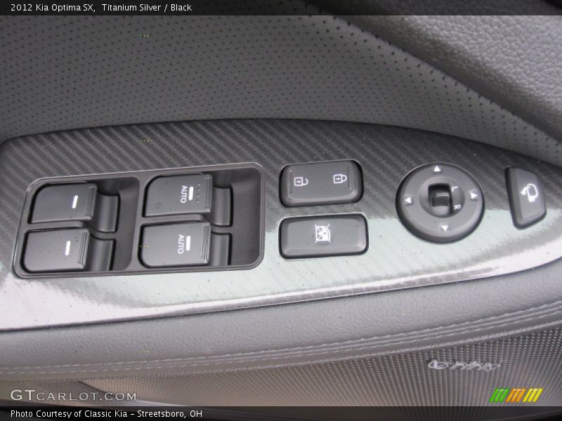 Titanium Silver / Black 2012 Kia Optima SX