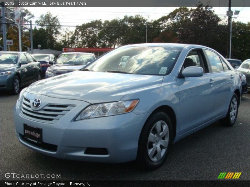 Sky Blue Pearl / Ash 2009 Toyota Camry LE