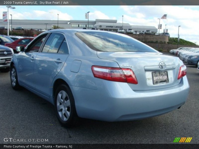Sky Blue Pearl / Ash 2009 Toyota Camry LE