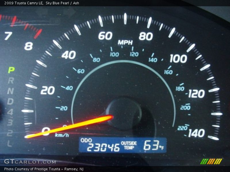 Sky Blue Pearl / Ash 2009 Toyota Camry LE