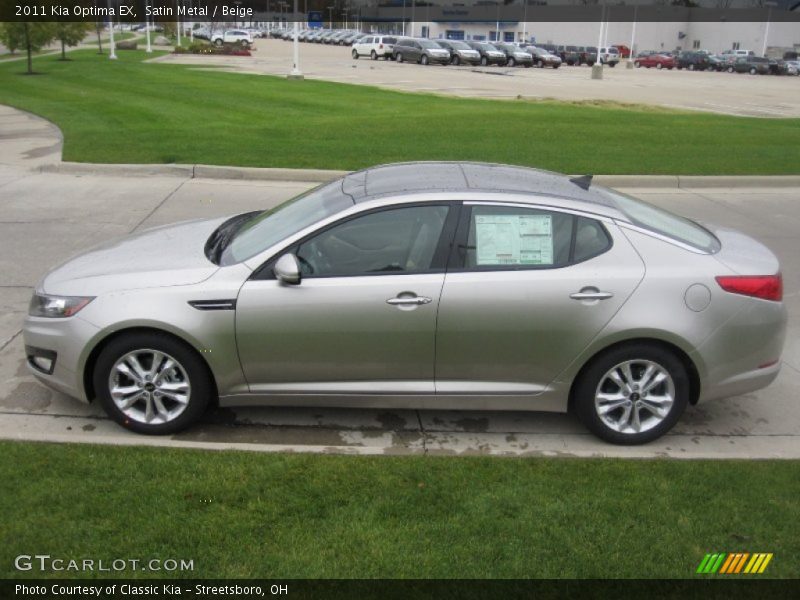 Satin Metal / Beige 2011 Kia Optima EX
